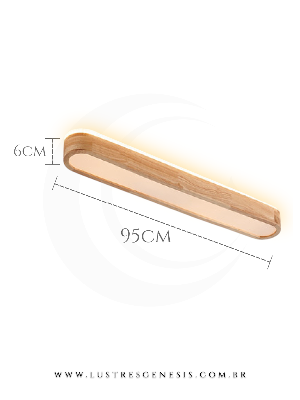Medidas Plafon Moderno Supren Dourado